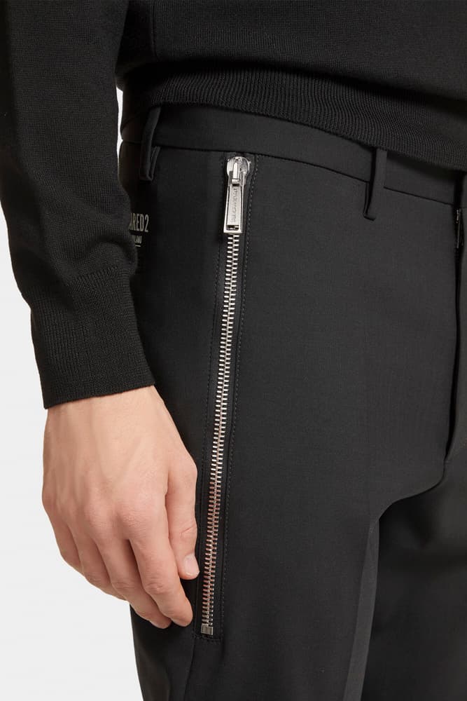 Ανδρικό Παντελόνι Μαύρο Dsquared2 S74KB0972S40320-900