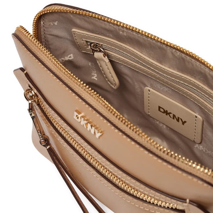 Γυναικεία Δερμάτινη Bryant Ave Τσάντα Χιαστί Ταμπά DKNY R42EKE17-CAP