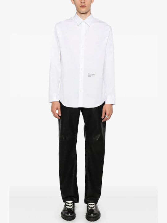 Ανδρικό Πουκάμισο Λευκό Dsquared2 S74DM0862S36275-100