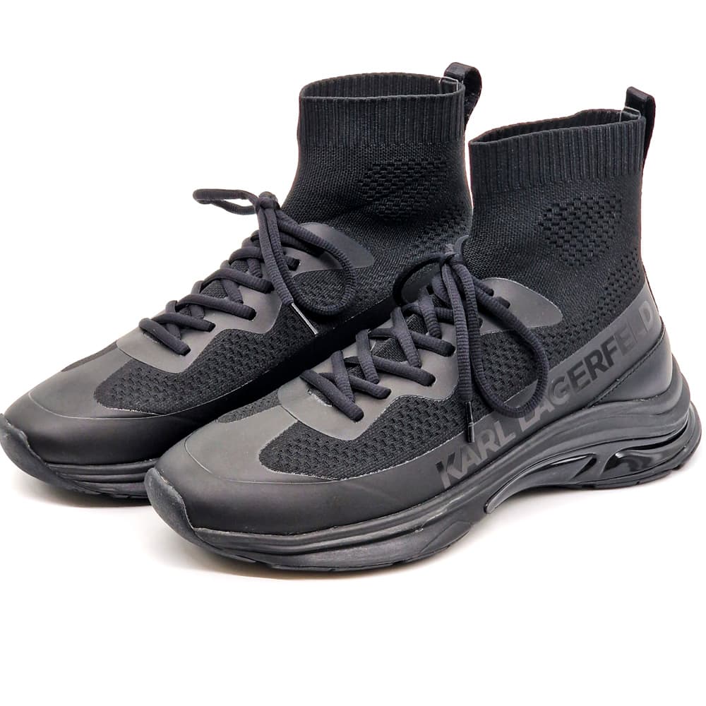 Ανδρικά Runner Sneakers Μαύρα Karl Lagerfeld KL53141-K0X BLACK