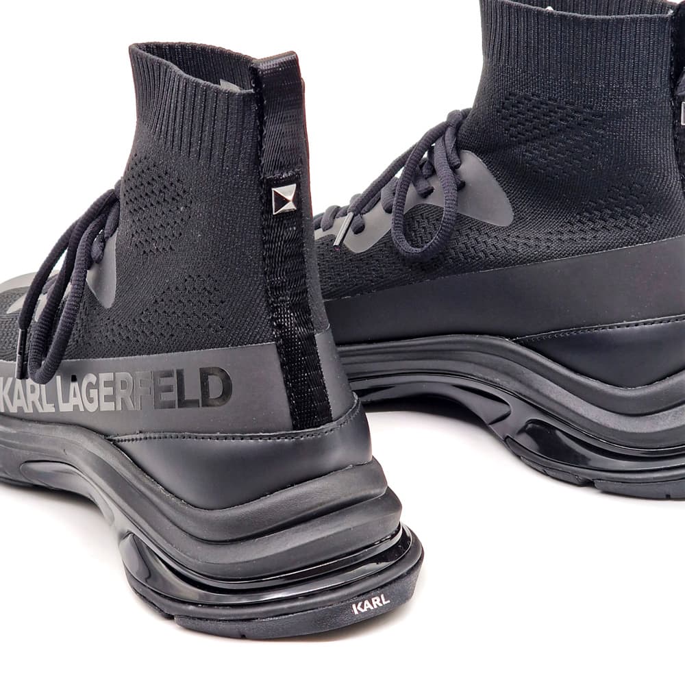 Ανδρικά Runner Sneakers Μαύρα Karl Lagerfeld KL53141-K0X BLACK