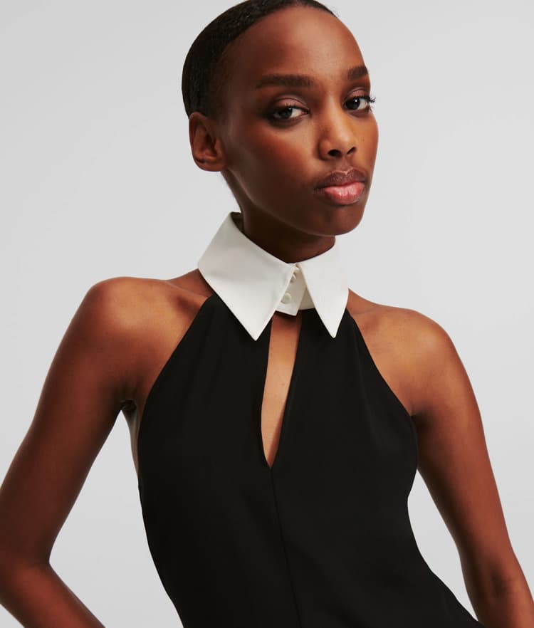 Γυναικείο Αμάνικο Τοπ Μαύρο Karl Lagerfeld 245W1607-998 BLACK