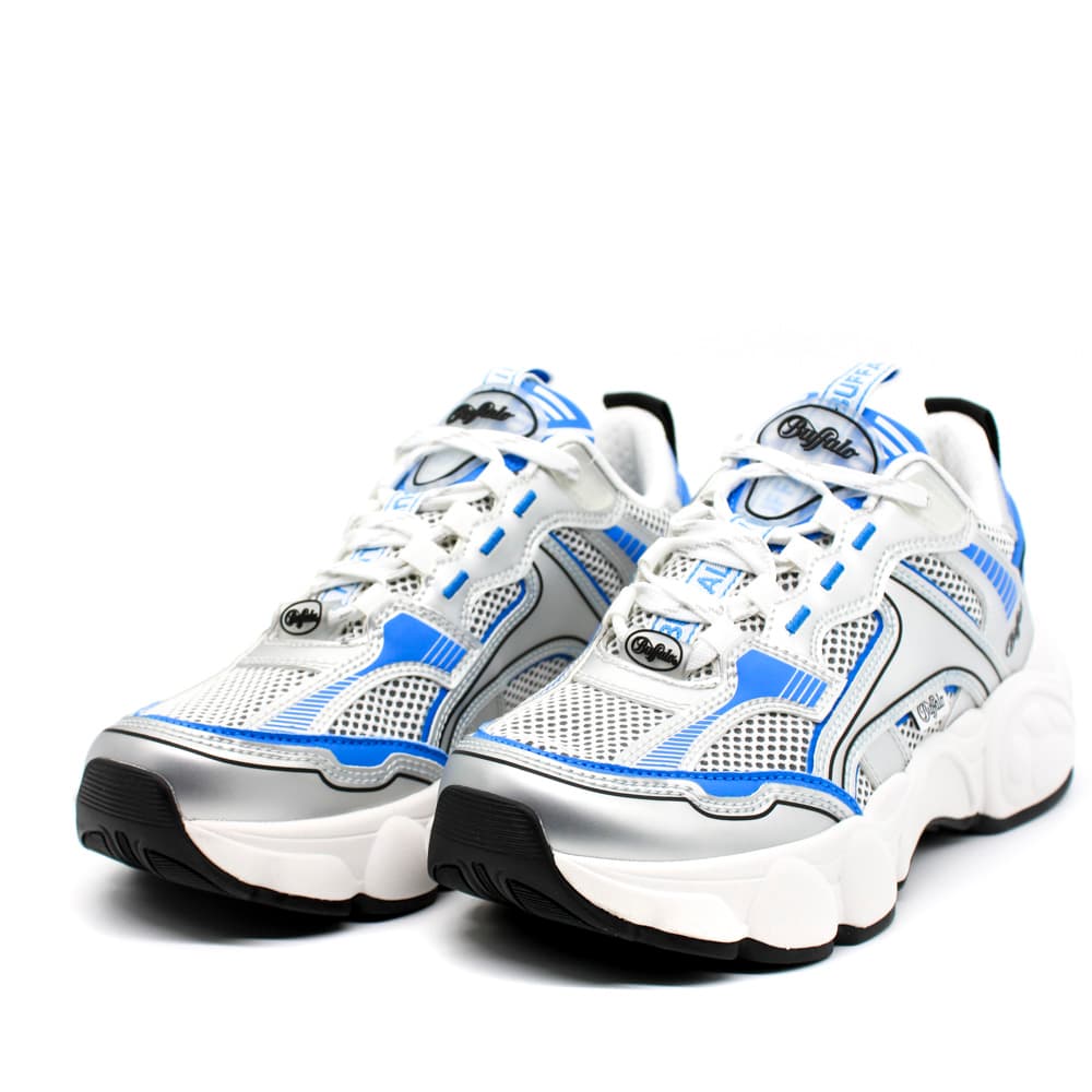 Γυναικεία CLD Run Jog Sneakers Ασημί Buffalo BUF1636184-SILVER WHITE BLUE