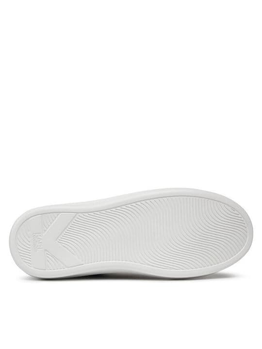 Γυναικεία Δερμάτινα NFT Stud Tab Sneakers Μαύρα Karl Lagerfeld KL62529N-000 BLACK