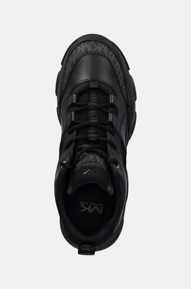 Ανδρικά Δερμάτινα Altlas Sneakers Μαύρα Michael Kors 42F4ATFS3D-001