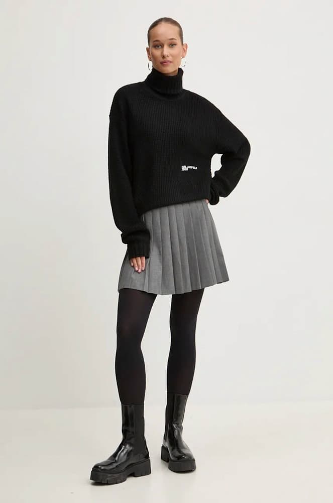 Γυναικείο Ζιβάγκο Πουλόβερ Μαύρο Karl Lagerfeld Jeans 246J2003-J101 BLACK