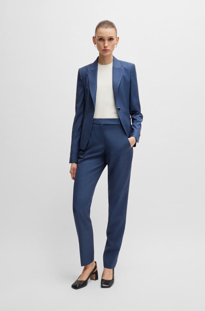 Γυναικεία Famistosa Πλεκτή Μπλούζα Εκρού Boss 50493911-118