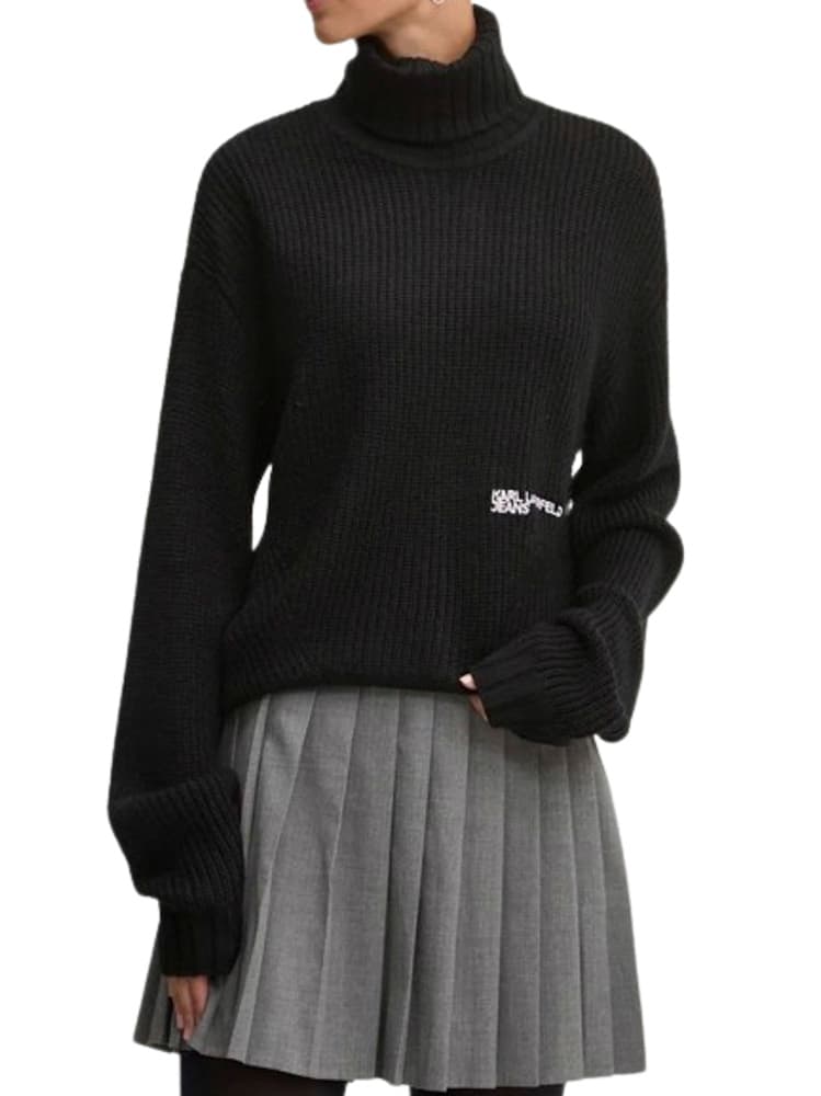 Γυναικείο Ζιβάγκο Πουλόβερ Μαύρο Karl Lagerfeld Jeans 246J2003-J101 BLACK