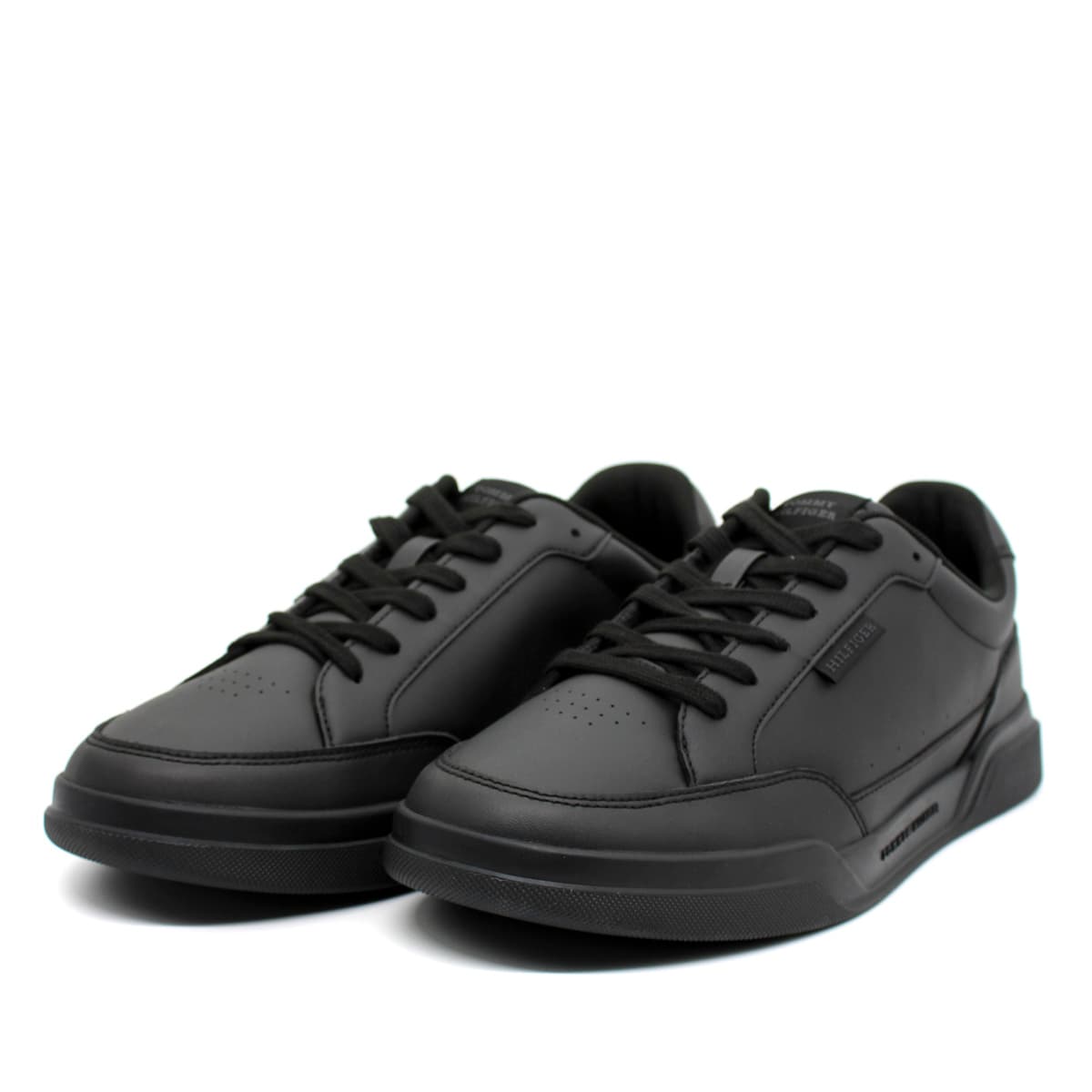 Ανδρικά Δερμάτινα Monotype Sneakers Μαύρα Tommy Hilfiger FM0FM05205-BDS