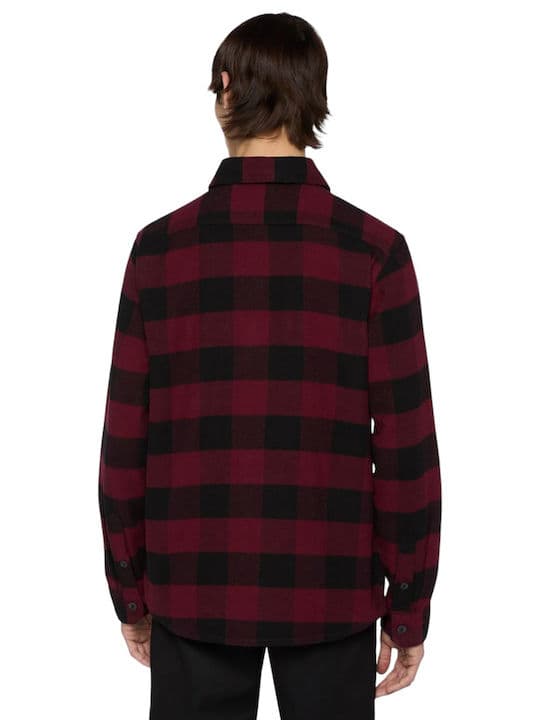 Ανδρικό Sacramento Καρό Πουκάμισο Μπορντό Dickies DK0A4XDZ-ZIN1