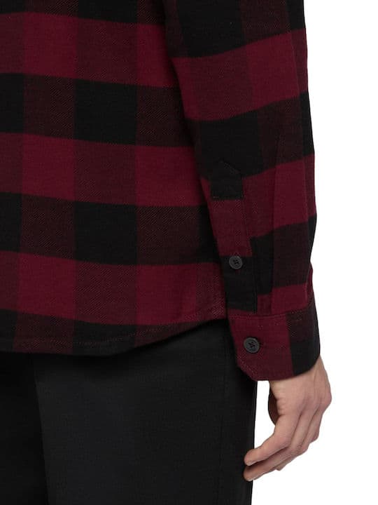 Ανδρικό Sacramento Καρό Πουκάμισο Μπορντό Dickies DK0A4XDZ-ZIN1