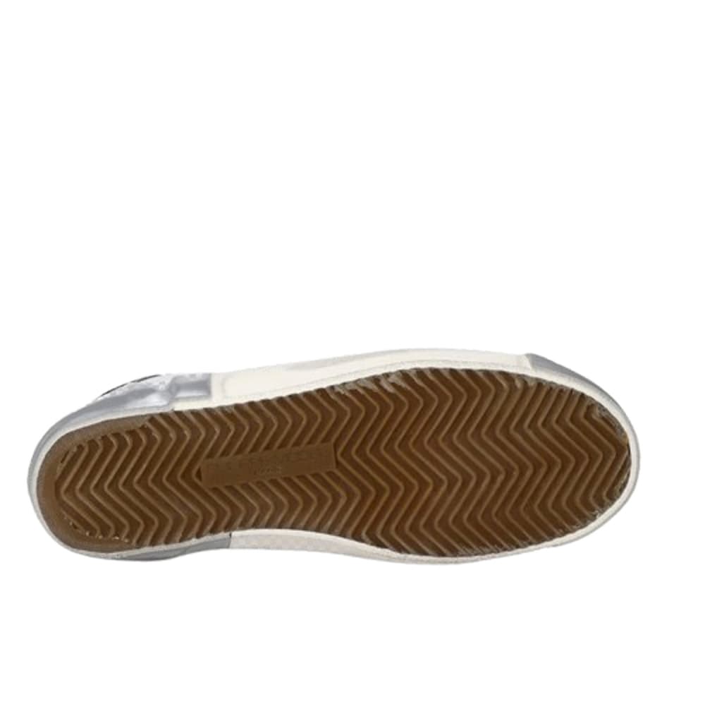 Γυναικεία Δερμάτινα Prsx Low-Top Sneakers Λευκά Philippe Model PRLDMA02-BLANC ARGENT