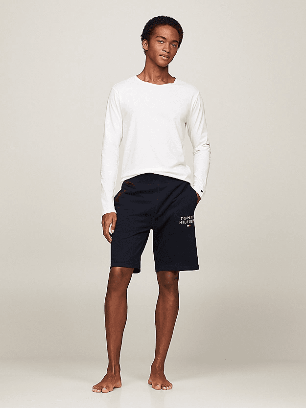 Ανδρικό Σετ Μακρυμάνικα T-shirt 3 Τεμαχίων Λευκό Tommy Hilfiger UM0UM03022-0WT