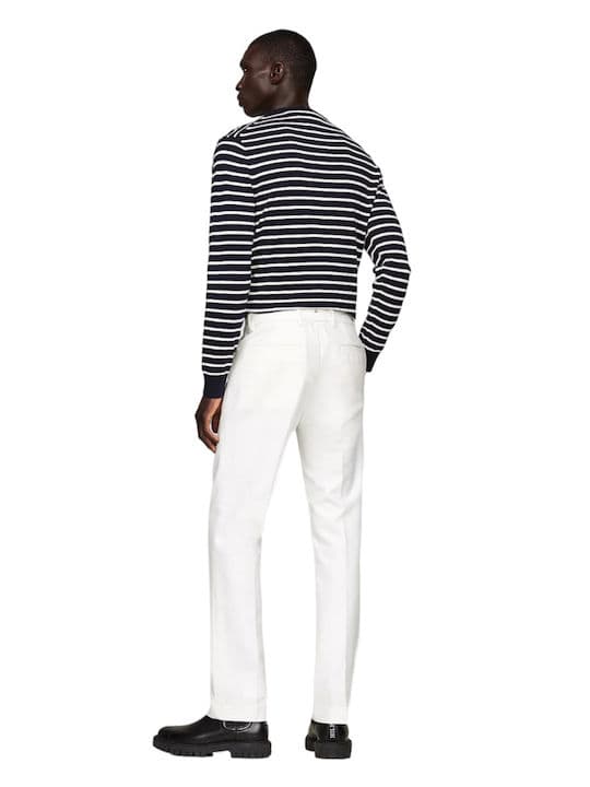 Ανδρικό Denton Παντελόνι Λευκό Tommy Hilfiger MW0MW36734-YBL