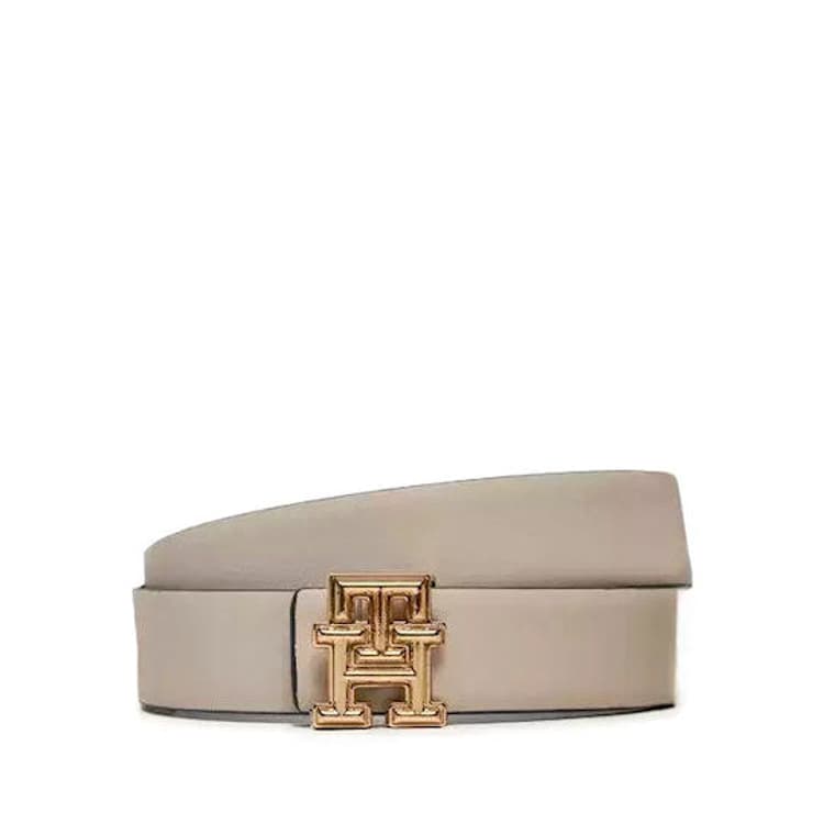 Γυναικεία Δερμάτινη TH Monogram Ζώνη Διπλής Όψεως Navy Μπλε/Γκρι Tommy Hilfiger AW0AW16604-0GZ