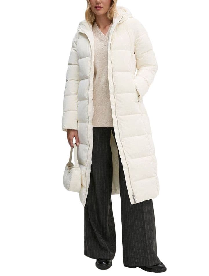 Γυναικείο Puffer Μπουφάν Εκρού Calvin Klein J20J224106-YBI