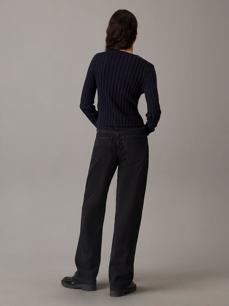 Γυναικείο 90's Loose Τζιν Μαύρο Calvin Klein J20J225389-1BY