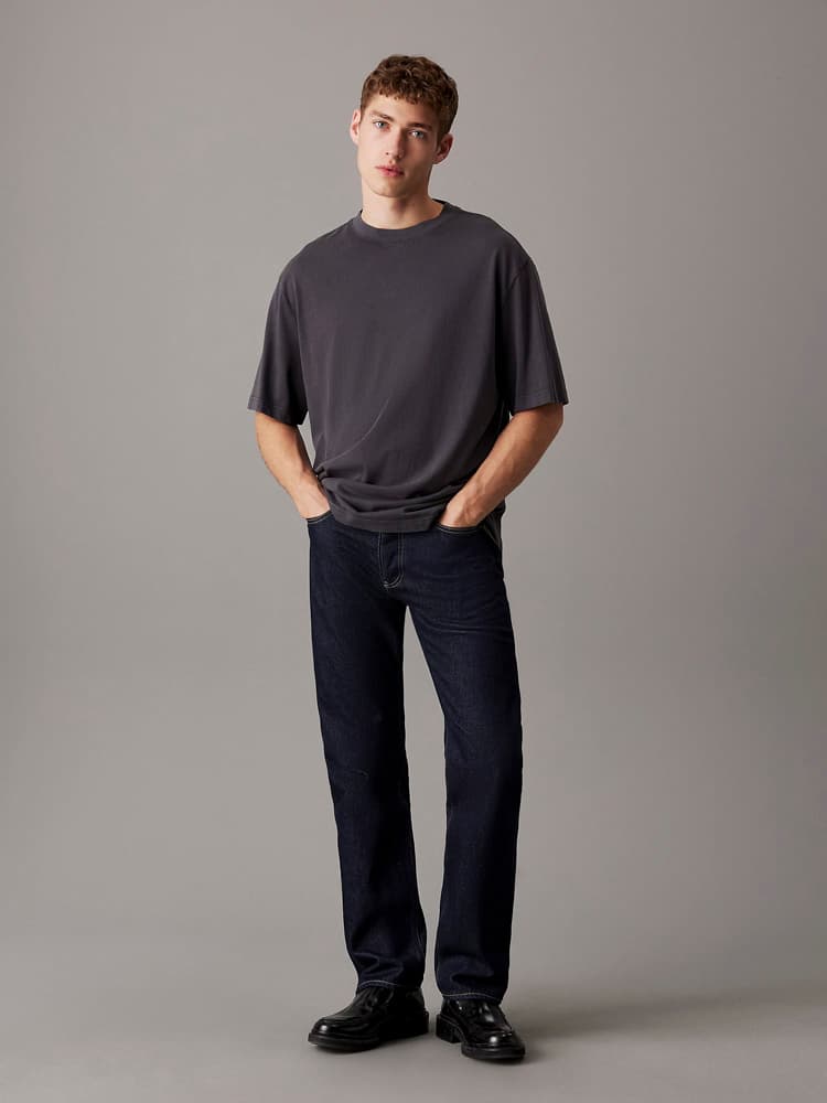 Ανδρικό T-shirt Ανθρακί Calvin Klein J30J326153-BAN