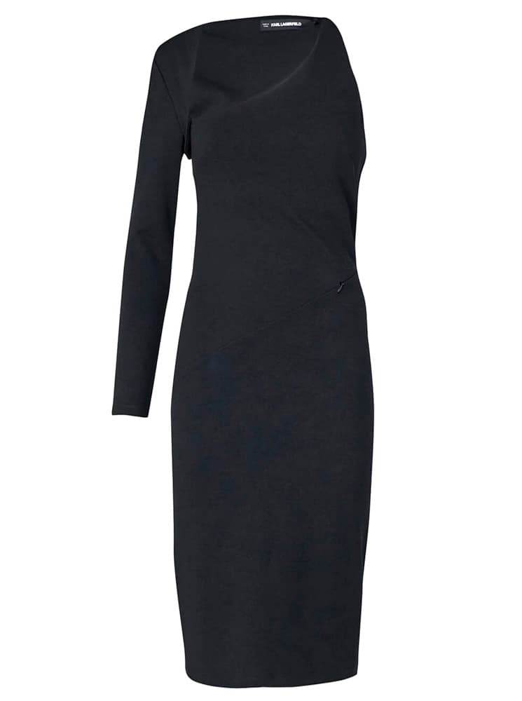 Γυναικείο Party Φόρεμα Μαύρο Karl Lagerfeld 246W1315-999 BLACK