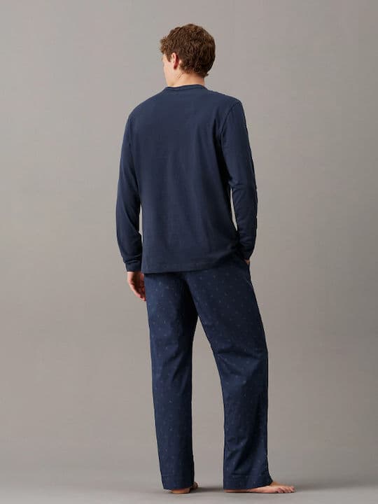 Ανδρικό Σετ Πυτζάμας Navy Μπλε Calvin Klein 000NM2751E-SX4
