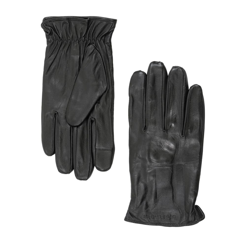 Ανδρικά Δερμάτινα Γάντια Μαύρα Michael Kors 34376T-001