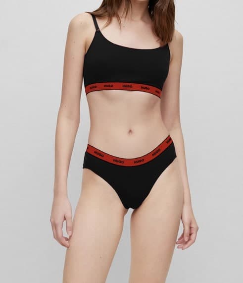 Γυναικείο Σετ Σλιπ 3 Τεμαχίων Μαύρο Hugo 50480157-005