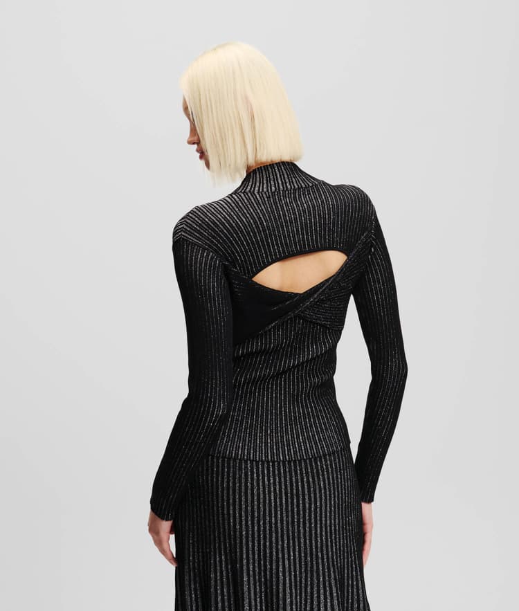 Γυναικείο Τοπ Μαύρο Karl Lagerfeld 246W2007-989 BLACK