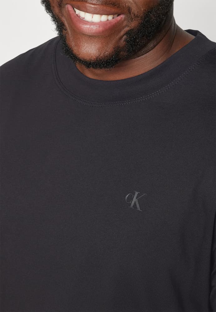Ανδρικό Plus T-shirt Μαύρο Calvin Klein J30J327392-BEH
