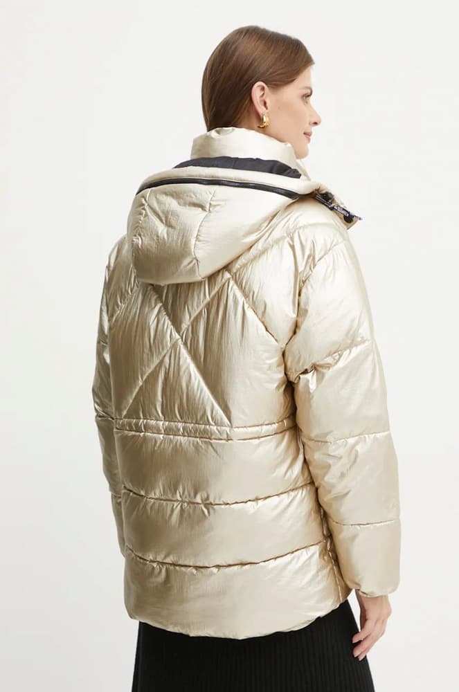 Γυναικείο Metallic Puffer Μπουφάν Χρυσό Karl Lagerfeld 246W1504-781 GOLD