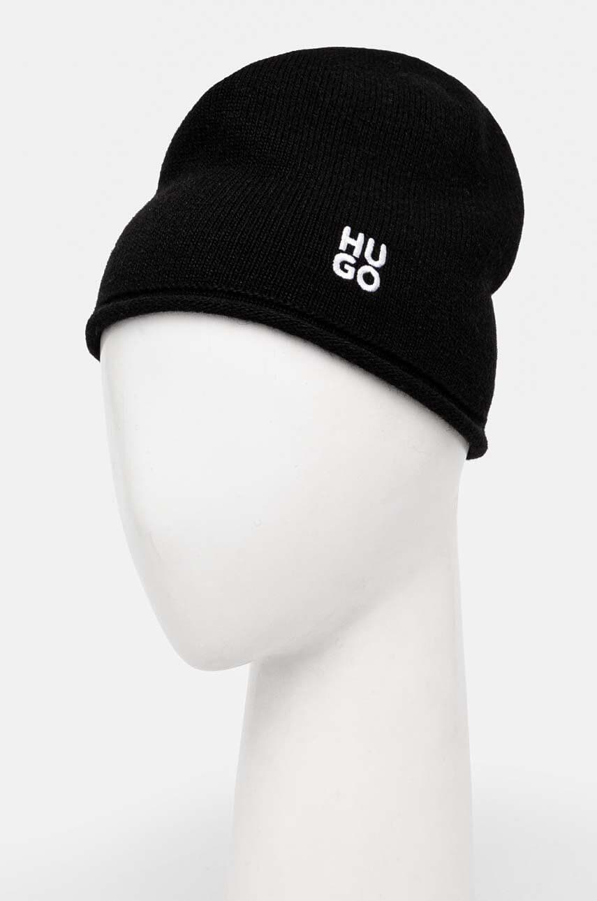 Ανδρικό Sylan Σετ Σκουφάκι/Γάντια Μαύρα Hugo 50523395-001