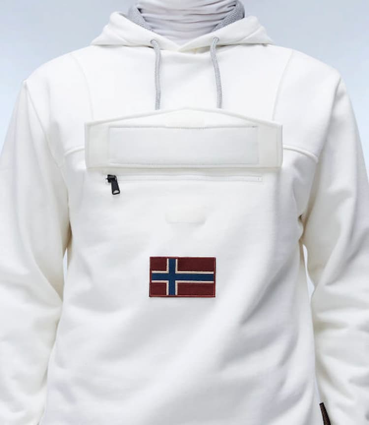 Ανδρικό Burgee Wint 3 Φούτερ Λευκό Napapijri NP0A4I9B-2061