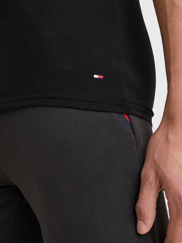 Ανδρικό Σετ T-shirt 3 Τεμαχίων Μαύρο Tommy Hilfiger UM0UM03138-0SJ