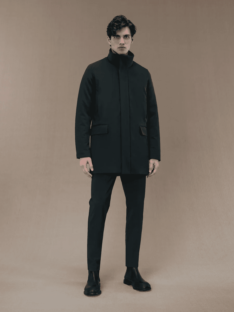 Ανδρικό Winter Rain Μπουφάν Navy Μπλε RRD W24004-11 BLUE