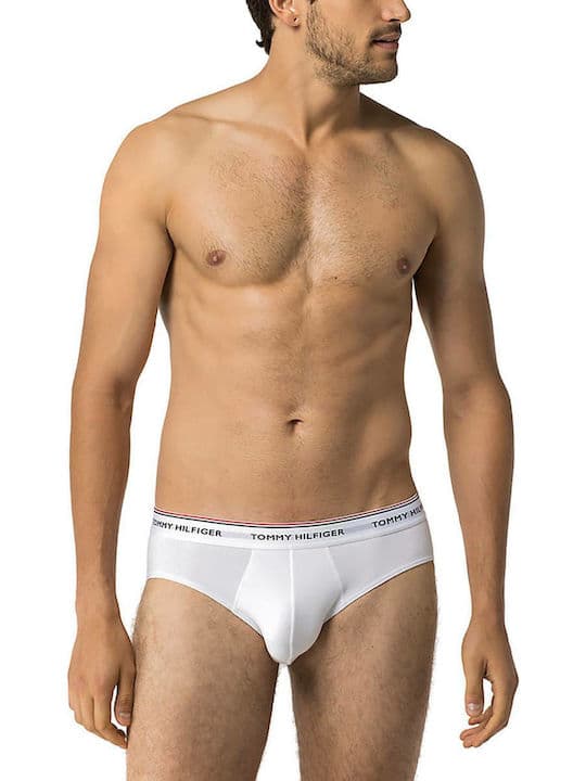 Ανδρικό Σετ Σλιπ 3 Τεμαχίων Λευκό Tommy Hilfiger 1U87903766-100
