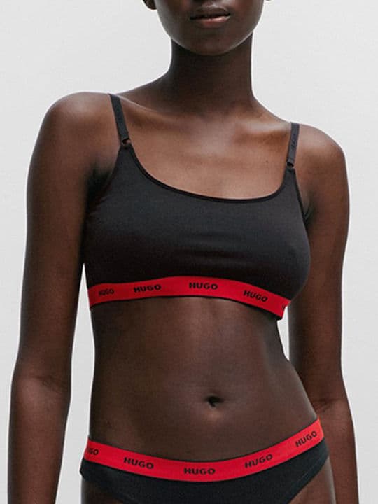 Γυναικείο Μπουστάκι 2 Τεμαχίων Μαύρο Hugo 50480158-005