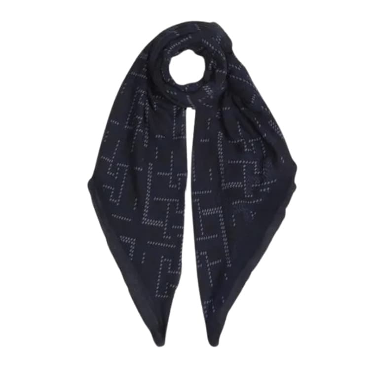 Γυναικείο TH Monogram Φουλάρι Navy Μπλε Tommy Hilfiger AW0AW16648-DW6