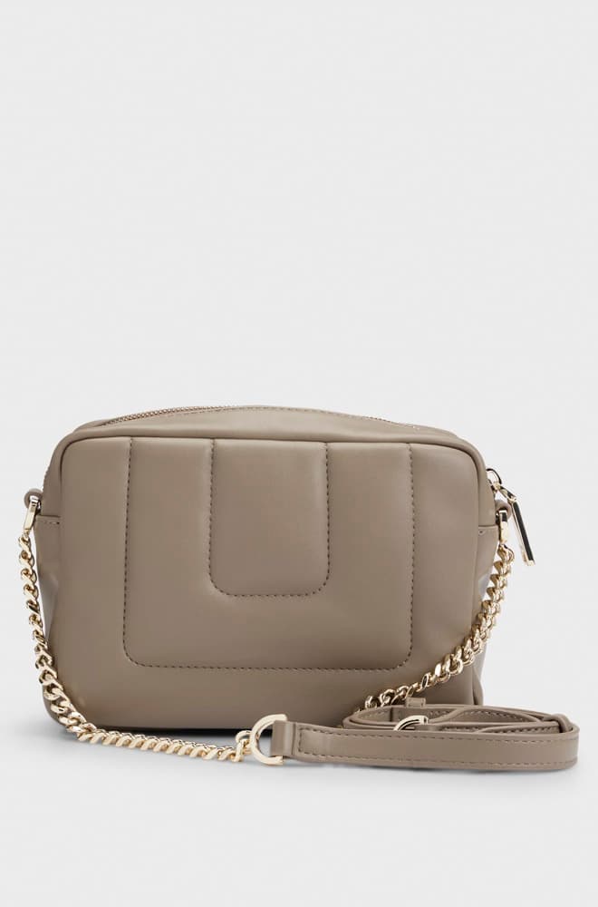 Γυναικεία B_Icon Τσάντα Χιαστί Καφέ Boss 50523349-210