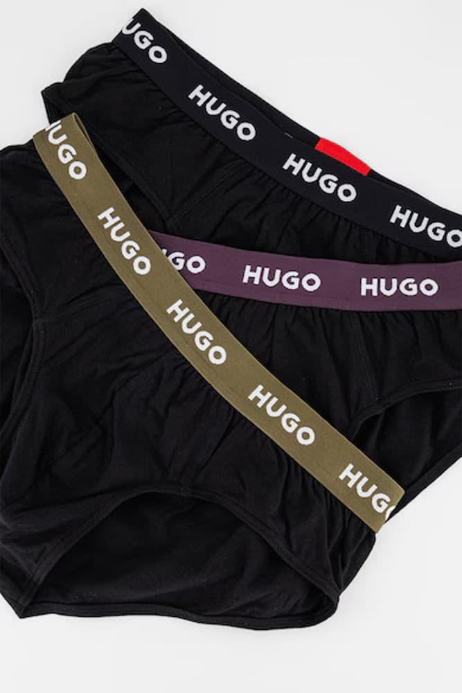 Ανδρικό Σλιπ Σετ 3 Τεμαχίων Μαύρο Hugo 50517879-989