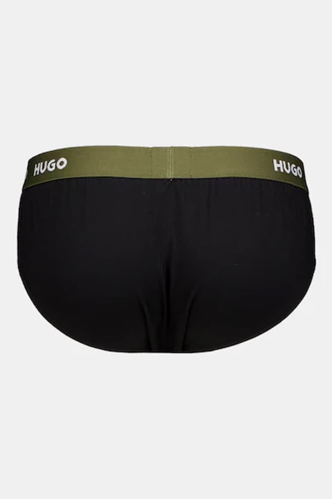 Ανδρικό Σλιπ Σετ 3 Τεμαχίων Μαύρο Hugo 50517879-989