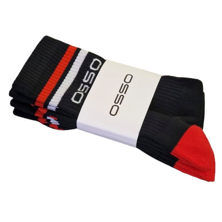 2 Ζεύγη Κάλτσες Μαύρες Σε Οργανικό Βαμβάκι Της Εταιρείας OSSO