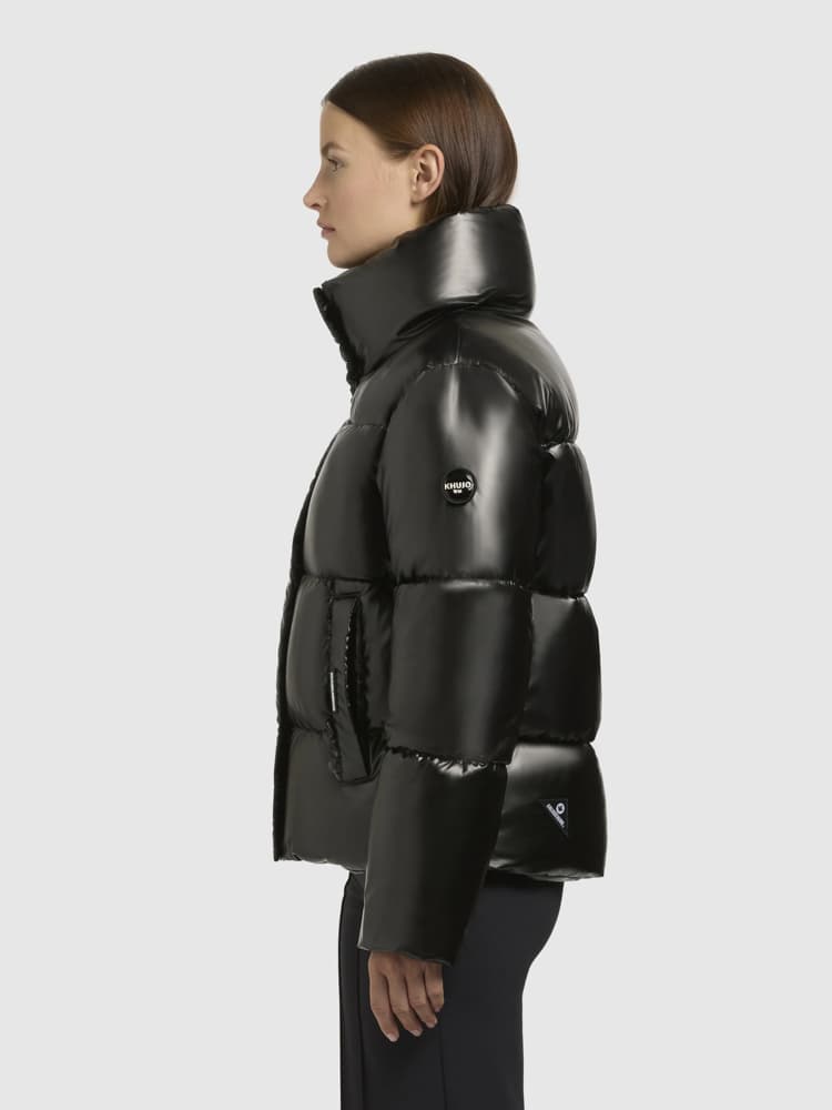 Γυναικείο Rinja Shiny Μπουφάν Μαύρο Khujo KJ1079JK243-200