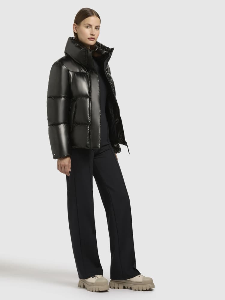 Γυναικείο Rinja Shiny Μπουφάν Μαύρο Khujo KJ1079JK243-200