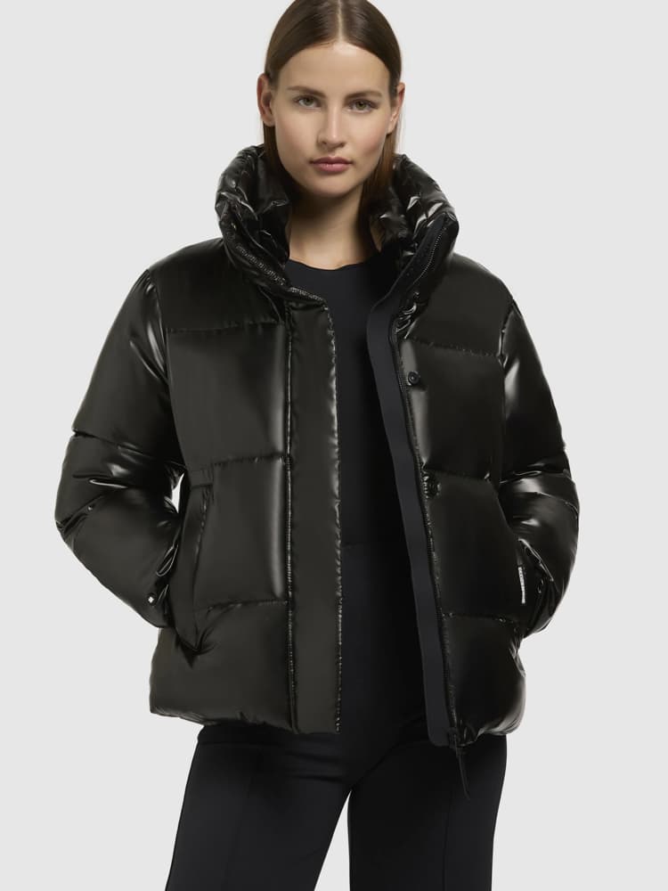 Γυναικείο Rinja Shiny Μπουφάν Μαύρο Khujo KJ1079JK243-200