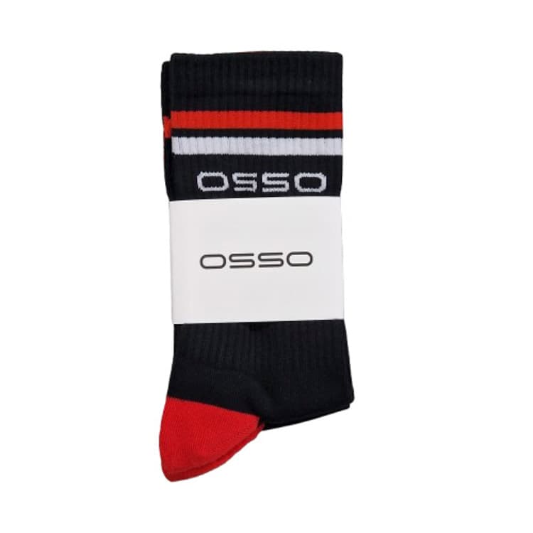 2 Ζεύγη Κάλτσες Μαύρες Σε Οργανικό Βαμβάκι Της Εταιρείας OSSO