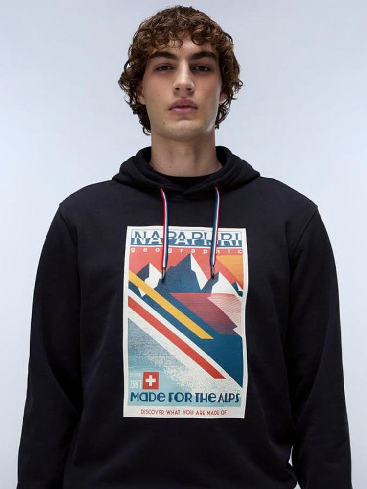 Ανδρικό B-Portalet Φούτερ Μαύρο Napapijri NP0A4I53-0411