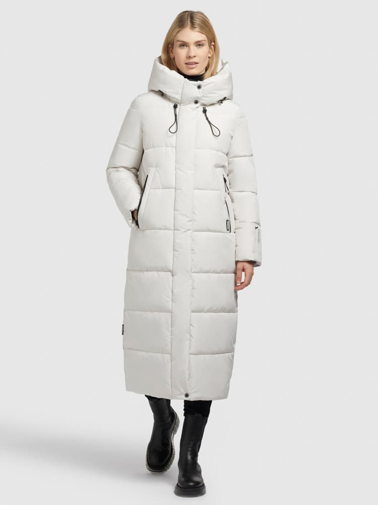 Γυναικείο Soulani4 Μπουφάν Εκρού Khujo KJ1165CO243-135 CREMA