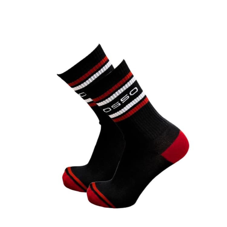 2 Ζεύγη Κάλτσες Μαύρες Σε Οργανικό Βαμβάκι Της Εταιρείας OSSO