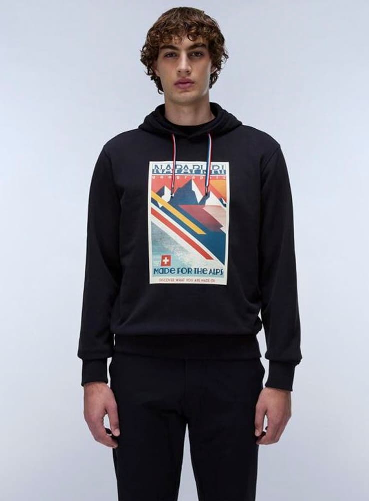 Ανδρικό B-Portalet Φούτερ Μαύρο Napapijri NP0A4I53-0411