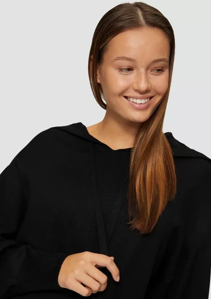 Γυναικείο Πλεκτό Φούτερ Μαύρο S.Oliver 2158035-9999