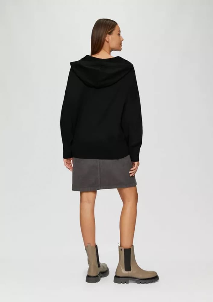 Γυναικείο Πλεκτό Φούτερ Μαύρο S.Oliver 2158035-9999